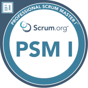 Scrum.org PSM I badge